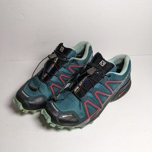Salomon Speedcross 4 Trail Running Shoes Women’s - Size 7.5 - Blue/Magenta
